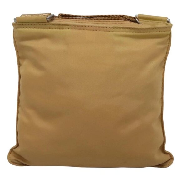 PRADA Shoulder Bag Nylon Beige Auth MX161 - Picture 2 of 16